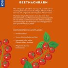 Text: „MISCHKULTUR – DIE IDEALEN BEETNACHBARN. Musterbeete zum Nachpflanzen“. Illustration: Rot-grüne Tomaten auf Orange.