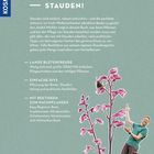 "TOLLE BEETE GANZ EINFACH MIT STAUDEN! Lange Blütenfreude, einfache DIYs, Beetideen. Bild: Mann, rosa Blumen, Schnecke."