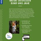 **NATUR ENTDECKEN RUND UMS JAHR**  
Text beschreibt Entdeckungsreise durch heimische Natur. Enthält Fuchsbild, NABU-Empfehlung, Kosmos-Logo.