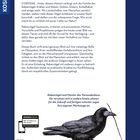 Text über Raben: Beschreibung ihrer Rolle und Anpassung im Ökosystem. Illustration zeigt einen Raben. Links "KOSMOS".