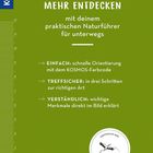 „Mehr wissen, mehr entdecken“: Praktischer Naturführer. Links KOSMOS-Logo, NABU-Empfehlung unten rechts.