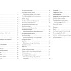 Inhalt, Teil 1 Beginn, Teil 2 Entfaltung, Teil 3 Ernte, Teil 4 Verinnerlichen, Anhang; verschiedene Kapitel und Seitenzahlen.