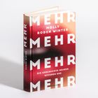 "MEHR" in großen Buchstaben, "MOLLY RODEN WINTER", "DIE GESCHICHTE MEINER OFFENEN EHE", rotes Cover, Seitenansicht.
