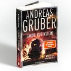 "ANDREAS GRUBER, JAKOB RUBINSTEIN, SPIEGEL Bestseller-Autor, Mysteriöse Kriminalfälle. Ein Zug fährt frontal aus einem Tunnel."