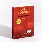 Buchtitel: "Herr Lehmann" von Sven Regener. Roter Einband mit gelbem Kreis "25 Jahre". Logo von Goldmann unten.