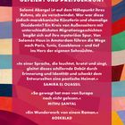 Text: Der europäische Roman der Stunde – Gefeiert und preisgekrönt. Hintergrund: Bunte, gewellte Farbflächen.