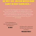 Zitat: "Du kannst der schnellste Mann der Welt sein, aber dem weißen Mann kannst du nicht davonlaufen."  
Beschreibung: Ein Text über Colson Whiteheads Buch im New York der Achtziger. Bewertungen von DIE WELT und PUBLISHERS WEEKLY.