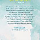 »ACHTZEHNTER STOCK HAT MICH UMGEHAUEN WIE SELTEN WAS.« Katja Lewina. Hintergrund in sanften Blau- und Grüntönen.