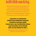 JA zum Frieden heißt NEIN zum Krieg. Würdigung für Mithu Sanyals kritische Stimme in Bezug auf Aufrüstung und gesellschaftliche Spaltung.