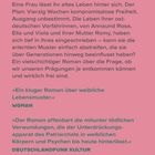 Mehrere Zitate loben einen Roman über Frauenleben. Ein vielschichtiger Roman über Freiheit und Prägungen.