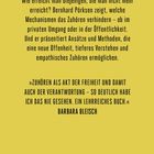 Text beschreibt Methoden des Zuhörens. Zitat von Barbara Bleisch über Freiheit und Verantwortung im Zuhören.