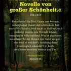 Text: "Eine verstörende Novelle von großer Schönheit." Ein mystischer Wald voller Schatten und geheimnisvollen Pfaden.