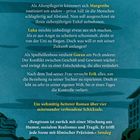 "Vier Menschen im Abseits und die Hoffnung auf eine zweite Chance." Buchtitel und Beschreibung in gelbem Text auf blauem Hintergrund.