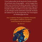 "Wahre Rebellion findet in den Schatten statt." Untertitel über eine Frau, die die Drachen-Sprache entschlüsselt hat.