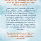 Mit klarem Kopf und unerschütterlicher Ruhe die Herausforderungen des Alltags meistern. Hintergrund in Wolkenoptik.