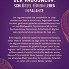 "Der Vagusnerv: Schlüssel für ein Leben in Balance." Lila Hintergrund mit organischen, wellenartigen Linien in Orange.