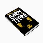 Buchtitel: "George Orwell FARM DER TIERE". Schwarzes Cover mit Schweinegesicht in Gold.