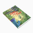 Buchtitel: "Emma glaubt nicht an Feen". Illustration: Ein Mädchen wandelt durch einen dichten, fantasievollen Dschungel.