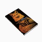 Buchtitel: "Die Kunst, Recht zu behalten" von Arthur Schopenhauer. Illustrierter Fuchs auf schwarzem Hintergrund.