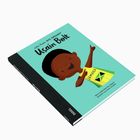 Titel: "Little People, BIG DREAMS: Usain Bolt". Kind in gelbem Trikot mit "Jamaica" und Flagge.