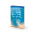 Buchtitel: "Die Seele des Psychotherapeuten". Autor: Dr. Joachim Galuska. Verlag mit Logo: Kösel. Hintergrund in Blau- und Beigetönen.