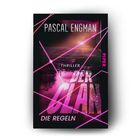 "Pascal Engman, Thriller, DER CLAN, DIE REGELN, Piper." Hintergrund: Neonlinien und dunkle Straßenszene.