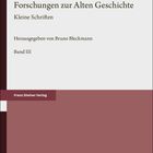 "Gustav Adolf Lehmann, Forschungen zur Alten Geschichte, Herausgegeben von Bruno Bleckmann, Band III, Franz Steiner Verlag."