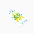 "Pierre Bourdieu, Die öffentliche Meinung gibt es nicht, Suhrkamp." Zwei gelbe Figuren, stilisiertes Cover.