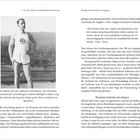 "Er rühmte sich, den 'jüdischen Liberalismus' der Deutschen Hochschule für Leibesübungen in Berlin bekämpft zu haben..."

Darunter ein Foto eines Mannes in Sportkleidung. Links Text zu Erziehungsanspruch und Gemeinschaft. Rechts oben: Kapitelüberschrift "Turnen, Sport und die Bücherverbrennung".