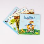 Buchtitel: "Leo Lausemaus lernt Rad fahren", "Der kleine Maulwurf", "Bobo am See". Illustrationen von Tieren und Natur.