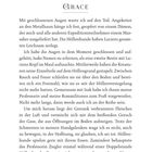 "GRACE" steht unter einem Raben-Logo. Eine Geschichte über Gefangenschaft und Gefahr in einer höllischen Umgebung.