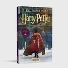 "J.K. Rowling. Harry Potter und der Stein der Weisen. Eine neue HBO Original Serie. CARLSEN. Junge in rotem Umhang."