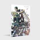 Auf einer Treppe sitzen zwei Personen. Titel: "Blitzlicht in der Dunkelheit". Name: nojico hayakawa. "HAYABUSA"-Logo unten.