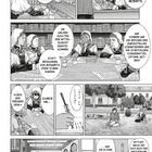 Ein Manga mit Dialogen über Vorfahren, Ausleihfristen, Mittelstandsförderung, Freundschaft. Szenen: Bibliothek, Gespräche.