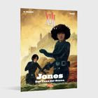 Comic-Seite mit Dialogen über Rache an General Carrington, Rituale und Forderungen an die USA. Soldaten und Gefangener sichtbar.