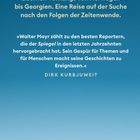 Text: Neun Fluchtversuche entlang des Eisernen Vorhangs von Norwegen bis Georgien. Zitat von Dirk Kurbjuweit über Walter Mayr.