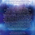 Text über Kanadas Weiten, Liebe und Spannung. Hintergrund: nächtlicher Himmel mit Sternen und blauen Tönen. Barcode unten.