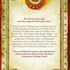 Die abenteuerliche Jagd nach dem magischen Buch geht weiter! Dekorative Symbole und ein gelber Schmetterling.