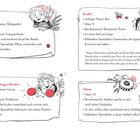 Vier Kinderprofile mit Namen, Alter, Berufswünschen und Halunken-Spezialitäten. Illustrationen ergänzen die Beschreibungen.