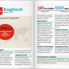Seite 6: Wer spricht Englisch? Offizielle Landessprache: Großbritannien, USA, Kanada, Australien, Irland.  
Seite 7: 340 Millionen Muttersprachler, 500 Millionen als Zweitsprache. Englische Grammatik oft einfacher.