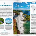 "NATURWUNDER: Donnernde Wasserfälle, Vulkane, Salz- und Gletscherwelten. Abenteuer wie Amazonasfahrten und Regenwaldwanderungen."