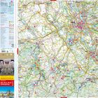 Freizeitkarte Köln, Bonn, Ahrtal, Siebengebirge; zeigt Routen, Symbole und Sehenswürdigkeiten in einer detaillierten Karte.