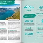 LANDSCHAFT & LEUTE **AM GARDASEE**: Fakten über Natur, Höhe, Fischarten, Inseln und Landschaftsbeschreibungen. Foto zeigt See und Berge.