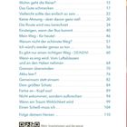 Inhaltsverzeichnis mit Kapiteln wie "Wohin geht die Reise?" und "Folge deinem Herzen", Seite 6 bis 110. Enthält QR-Code.