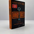 "UNGEKLÖST", "THRILLER", "DIE ERSTE ZEUGIN", "FISCHER", "SPIEGEL Bestseller-Autor". Ein alter Schlüssel hängt zentral.
