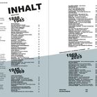 Impresstext, ISBN, Inhaltsverzeichnis: Abschnitt 1888–1945, 1945–1969, 1969–2025 mit Autonamen und Seitenzahlen.