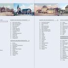 Inhalt: Überschriften wie "Die Architektur – Zierstück oder Ungeheuer", "Bekannte und vergessene Kopfbahnhöfe", "Für Höchste und andere Herrschaften". Liste von Bahnhöfen wie "Baden-Baden", "Berlin Anhalter Bahnhof", "Basel Badischer Bahnhof" usw. Oben sind Fotos von Bahnhöfen.