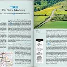 Seite 114 bis 158 beschreiben die Côte d'Argent mit Reisezielen wie Soulac-sur-Mer, Arcachon und der Dune du Pilat. Großer Text: "Eintauchen & erleben". Enthält Fotos und eine Karte.