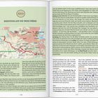 Aktiv: Bergtour auf die Trois Frères. Karte zeigt Route in Rot. Tour-Infos: Start bei Sans Souci; ca. 4 Std. Laufzeit.