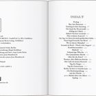 Links Informationen zur Buchgestaltung, rechts ein Inhaltsverzeichnis mit Titeln und Seitenzahlen. Unten das Dumont-Logo.